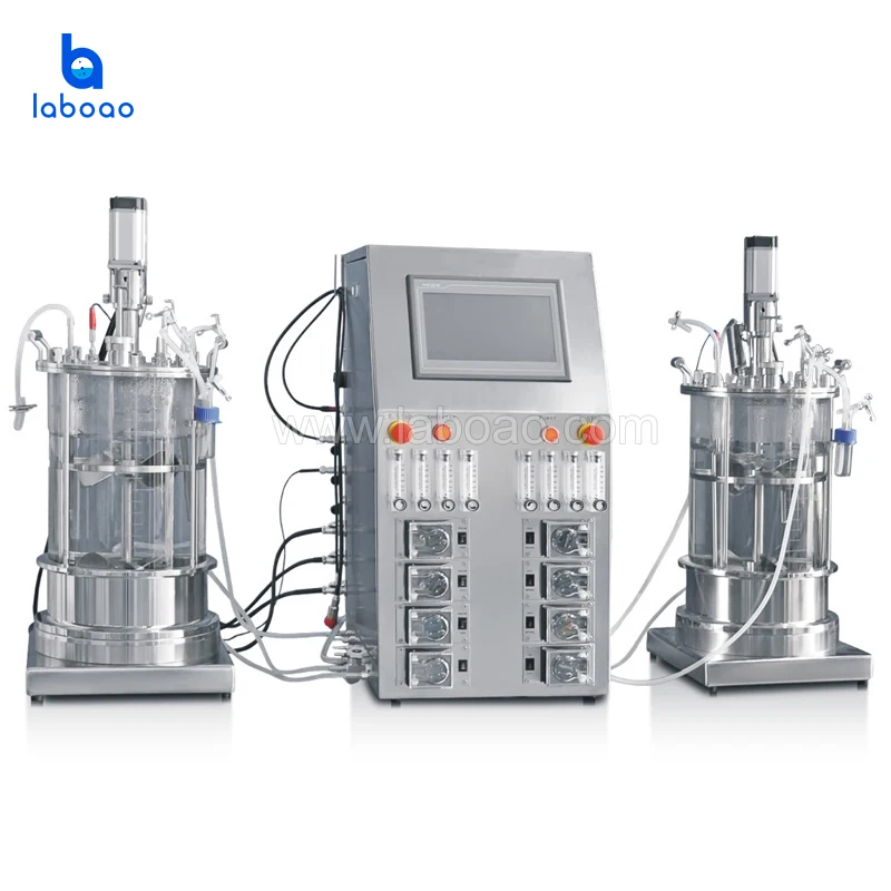 LABOAO Lab Scale 5L Bioreactor Fermenter Elevate Your Cell Culture Research with Precision Control