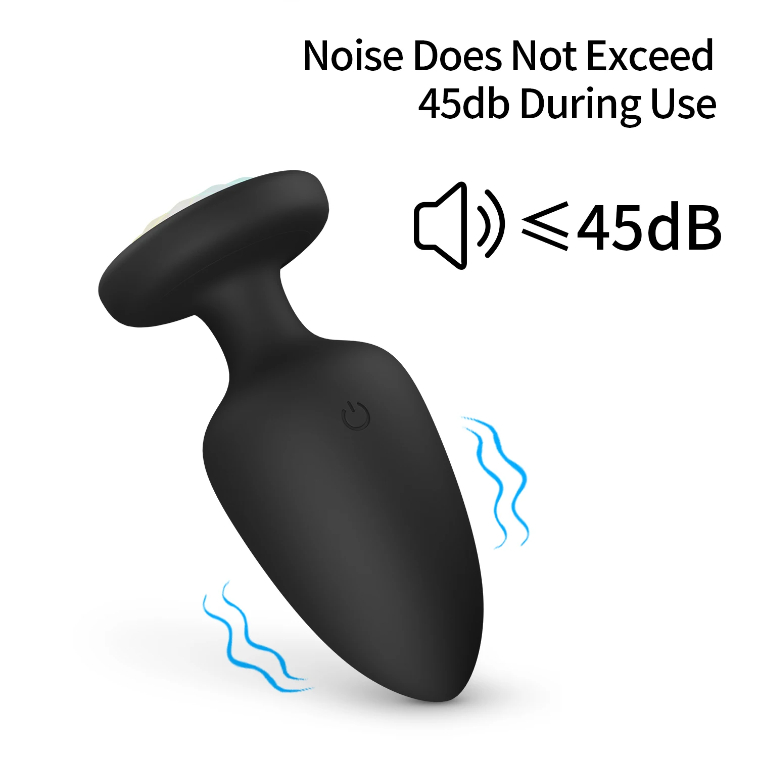 Anal Plug Remote Control Anal Vibrator 10 Modes Led Flashing Vibrating Butt Plug 10 Vibrations Anal Sex Toys for Adult