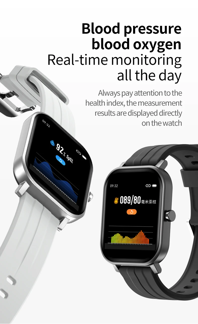 S10 Full Touch Screen Smart Watch Sports Fitness Wristband Wearable Heart Rate Monitor IP67 Waterproof Wrist Smartwatch for IOS