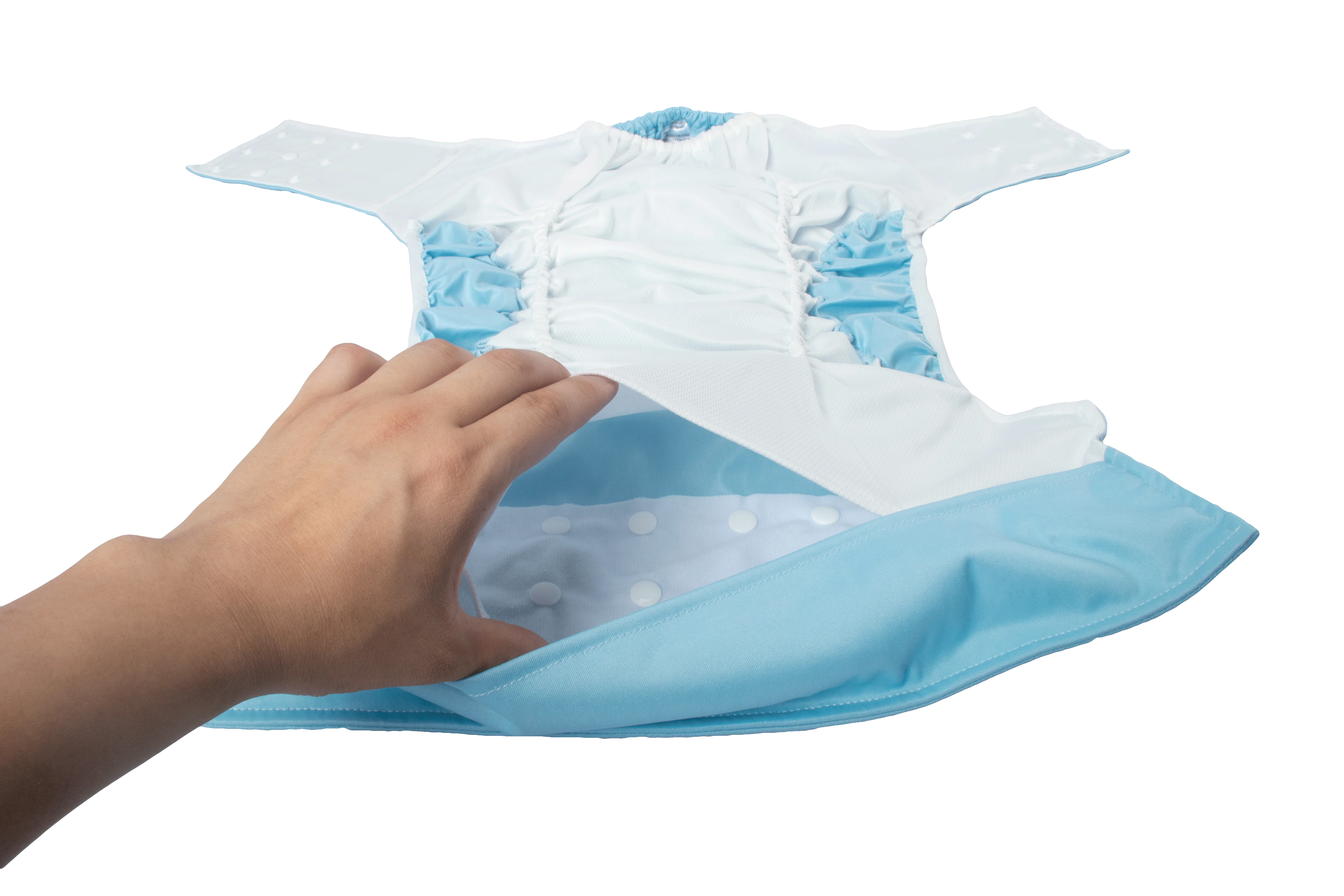 XL Size Summer Cold Cloth Lining Adult Washable Cloth Diaper Adjustable  Reusable Double Leakproof Diaper Pants