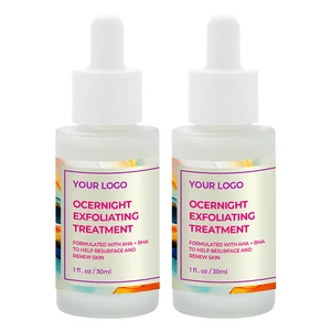 Professional Green Tea Aloe Vera Serum Glycolic Acid Fine Line Reduction Oil Control Exfoliating for Face Body Skin Renewal