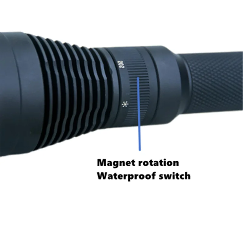 Waterproof Dive Torch Light Professional Rechargeable scuba Diver Lamp Wholesale Diving Flashlight With Laser