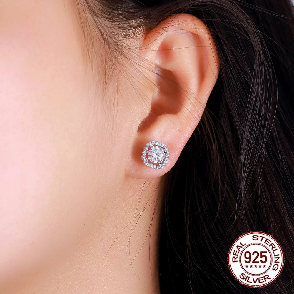 Classic Minimalist Girls S925 Sterling Silver Earrings