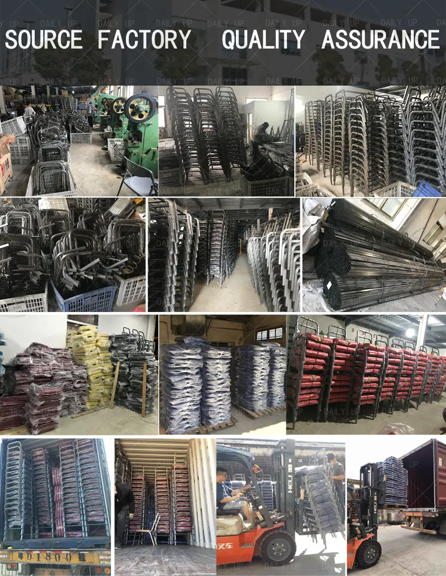 Upholstered Church Pray Chair With Armrests Metal Frame Theater Chair With Customization Logo Padded Auditorium Chair