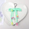 Love buckle moon orchid pendant