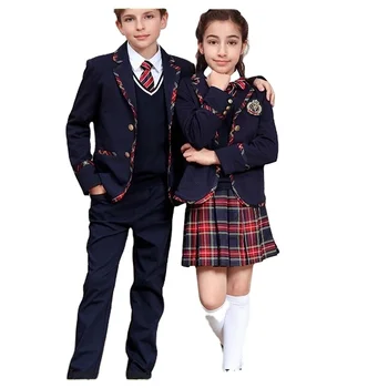 Dark Blue Uniform For School Including Suit And Shirt - Buy School ...