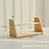 Two-layer wooden storage rack (assembly)