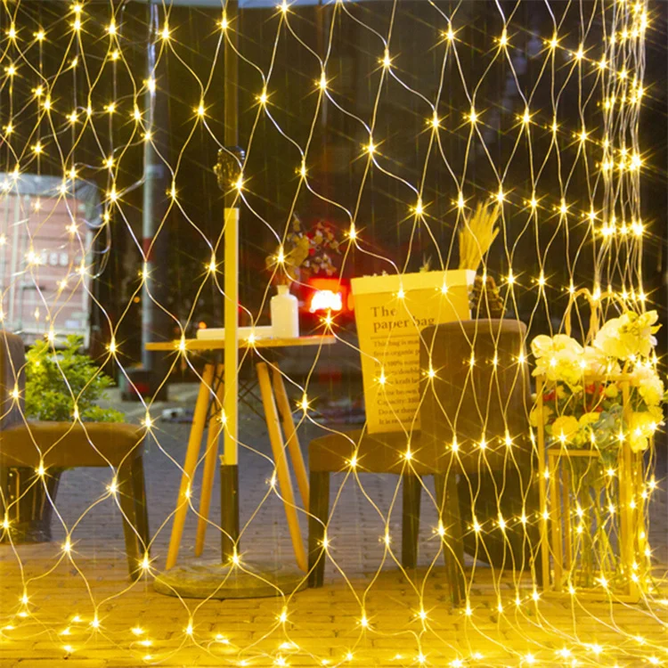 Net Mesh String Lights 8 Lighting Modes 200 Light... From Crestech168, $6.69