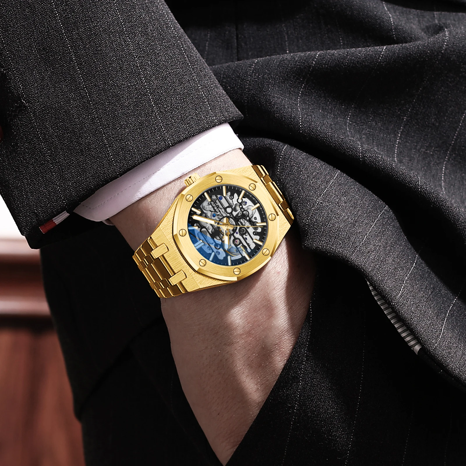 Chenxi 8848 Men's Tourbillon Wrist Watch - Waterproof & Stylish