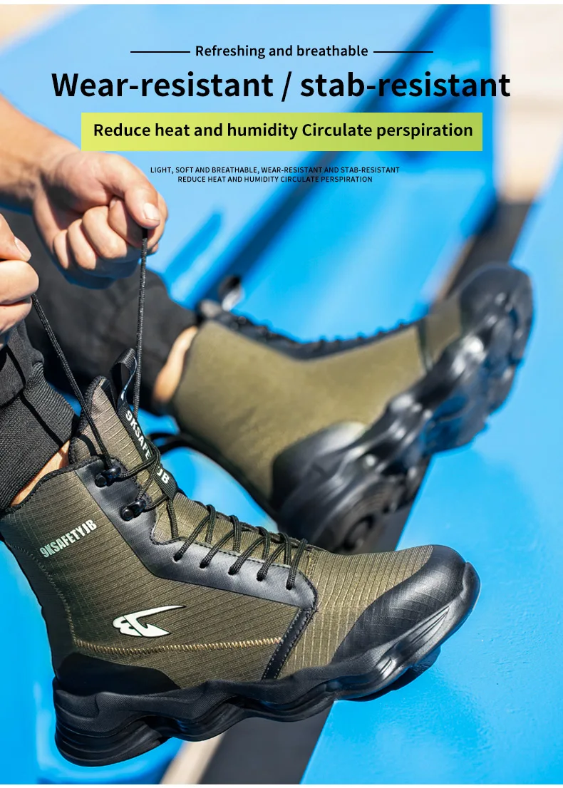 Industrial Shoes Hot Selling Construction Site Men's Antismashing Anti