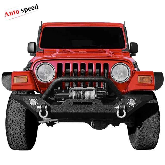 Jeep チェロキー XJ用リアバンパー、スペアタイヤキャリア付き