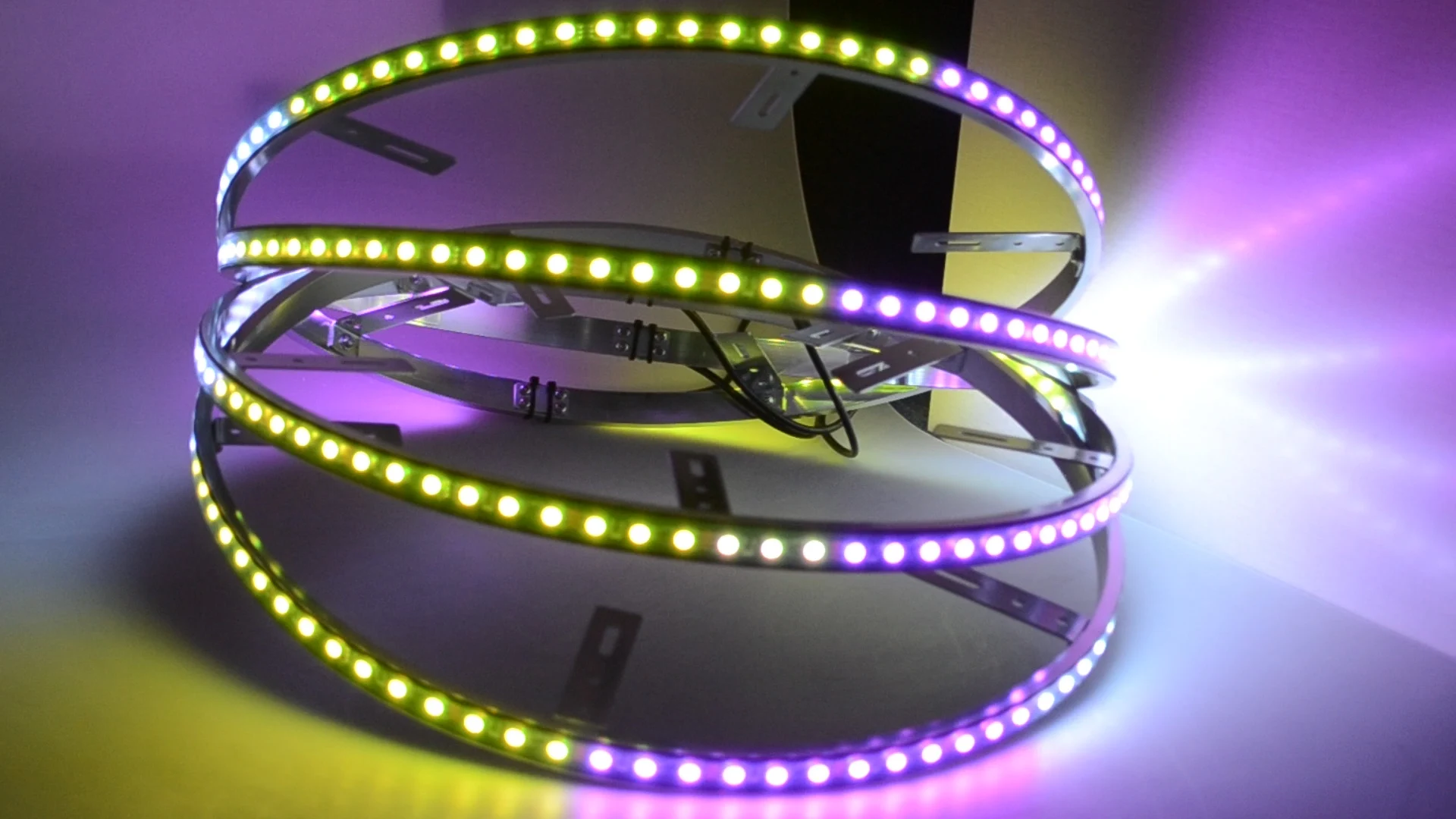 2021 NEW Top-level 15.5'' Chasing Dream Color Car Truck LED Wheel Ring Lights LED Under Body Glow Lights