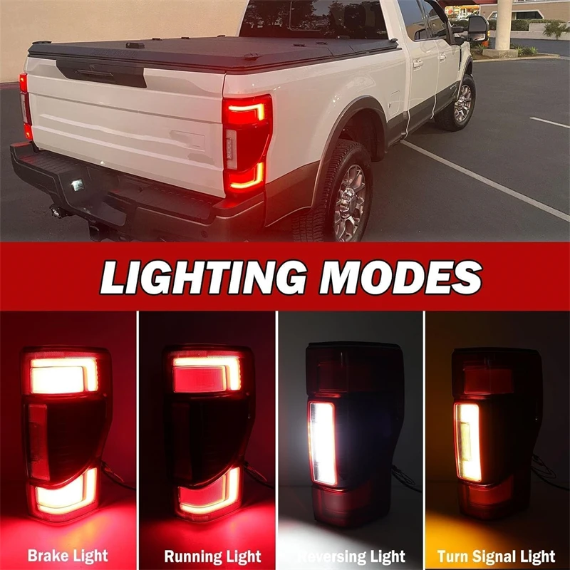 LED Tail Light Left LH Driver Side w/Blind Spot For 2020-2022 Ford