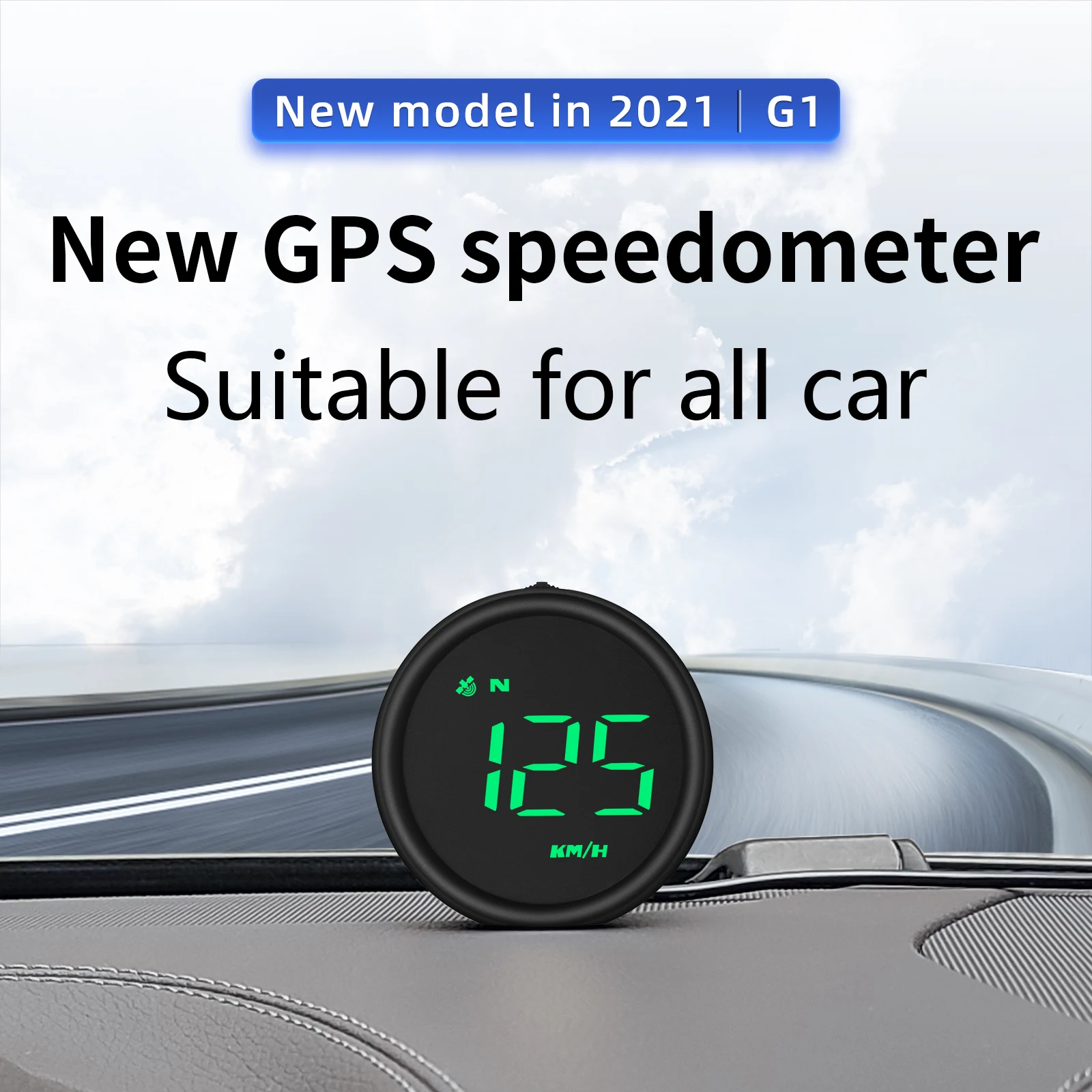 (G1)　ヘッドアップディスプレイ スピードメーターHUD 車載スピードメーター 日本語説明書 タコメーター 表示改良 警告機能付き ヘッドアップディスプレイ : スピードメーター G9、 wiiyii OBD-X1」投射