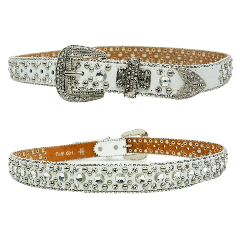 Custom Crystal Natural Leather And 