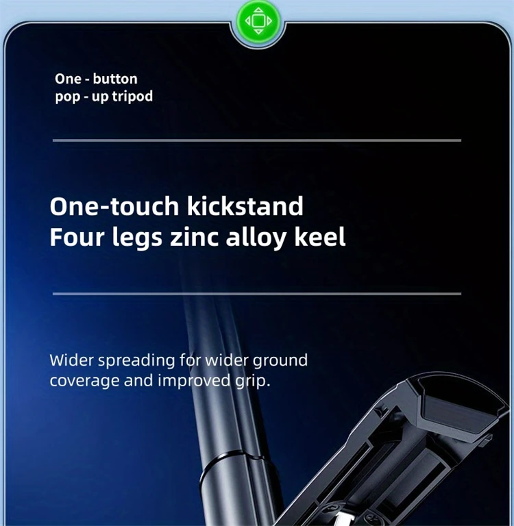 P15mini-C Magnetic Tripod Easy Portable Photography Selfie Stick with Wireless Control Professional Pocket