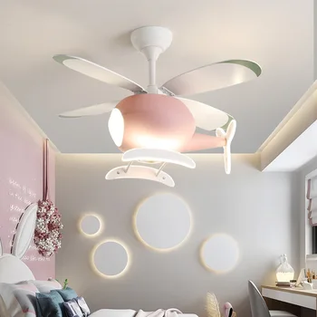 Mini Ventilatore A Soffitto Con Luce LED E Telecomando - 26 Cm Per Cucina E Camera Bambini - 2