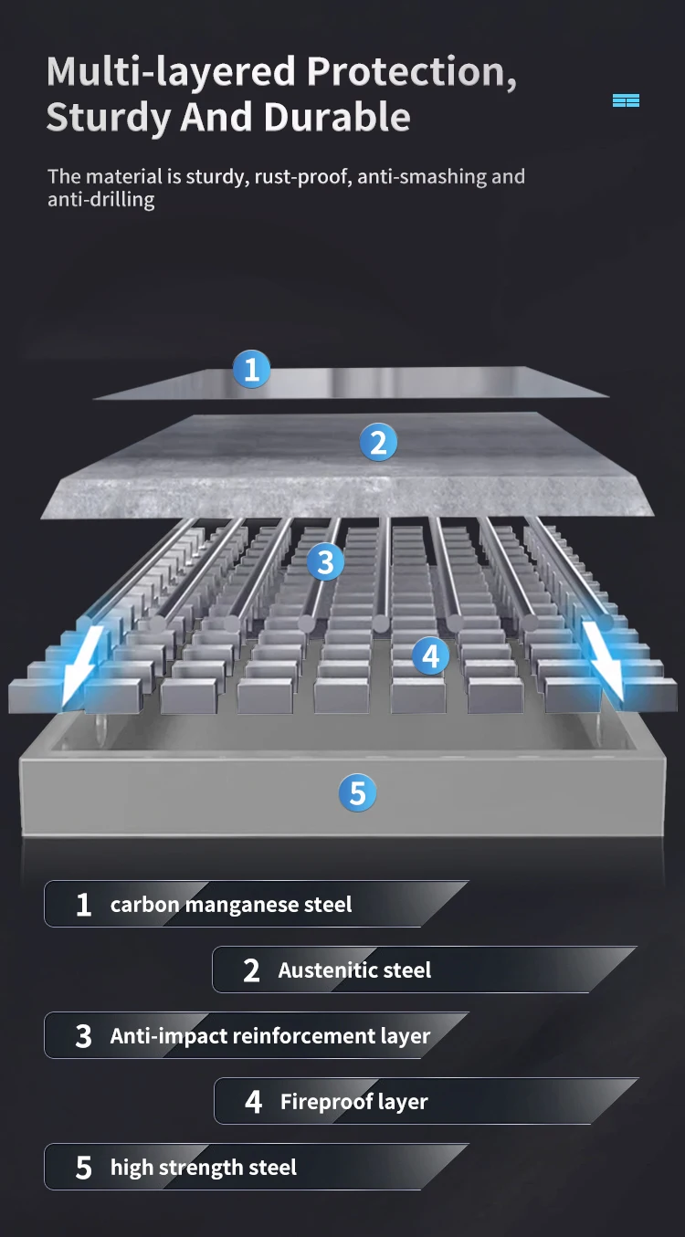 CEQSAFE Sale Decorative Bank Safe Deposit Digital Opening Vault Case Room Making Box Vault Door factory