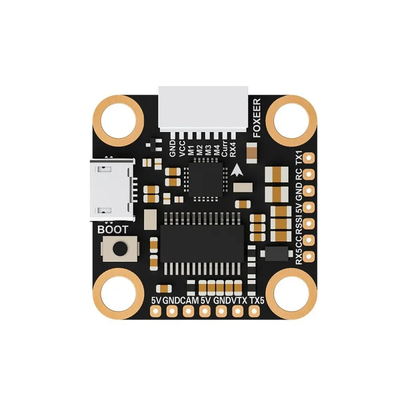 Foxeer Mini F722 V4 Pro Fpv Flight Controller Build-in Pit Pass F722 2-6s 20x20mm For Fpv Freestyle Drone Diy Parts