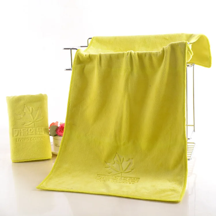 Wholesales Customized Microfiber Face Towel Weft Knitting Towel For