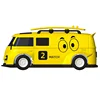 V64 yellow lone car