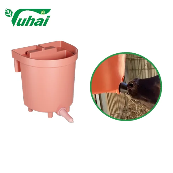 product 5 teat calf milk feeding bucket lamb nursing feeder container for animal farm use-3