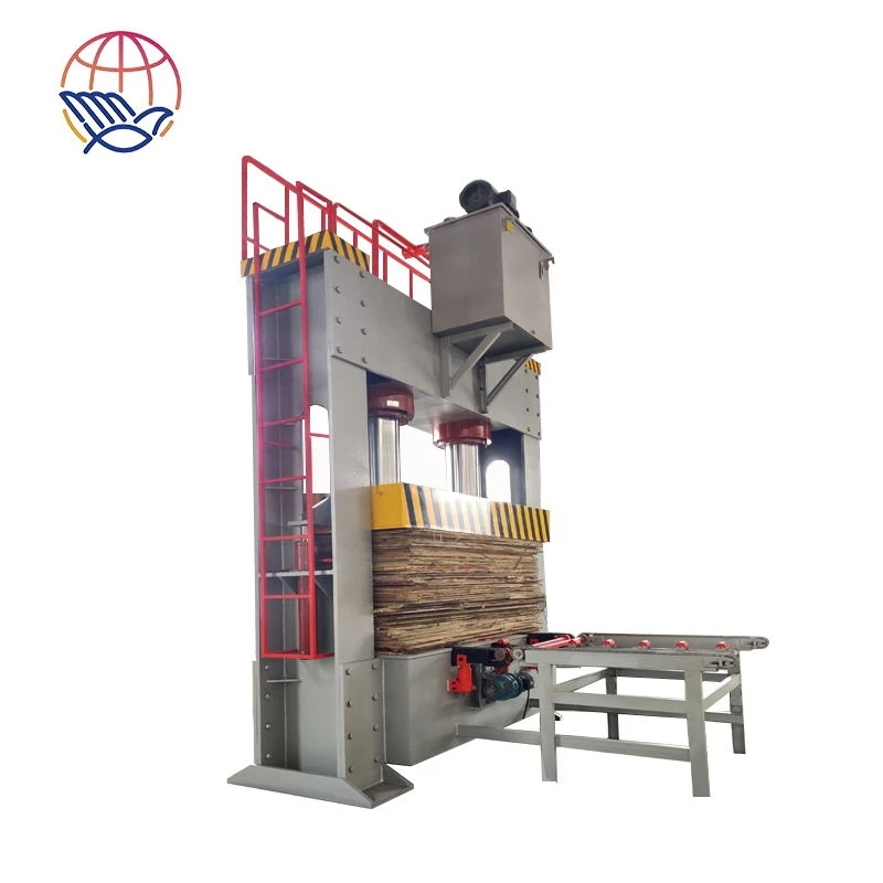 Cold Press Woodworking Planer Machine for Construction and Building Material Industries for Plywood Base Board Finish Board