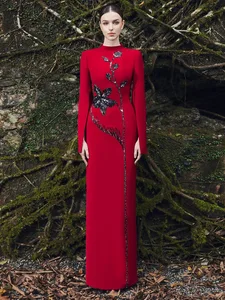 Bettergirl 2026 Heavy Industry Red Christmas and New Year Dress