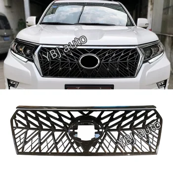 YBJ car accessories Front Bumper Grille Grill With Light For Land Cruiser Prado LC150 Series FJ150 GRJ150 2018-2021 LED GRILLE