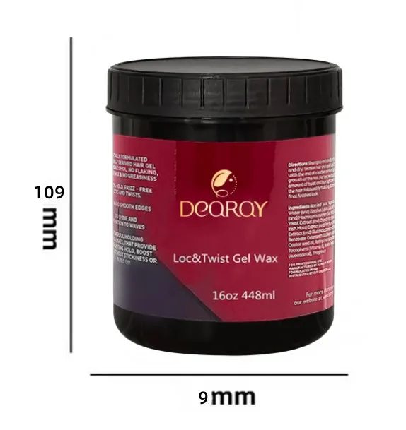 Non Greasy Loc N Twist Gel Clear Braiding Jam Hair Wax And Edge Control