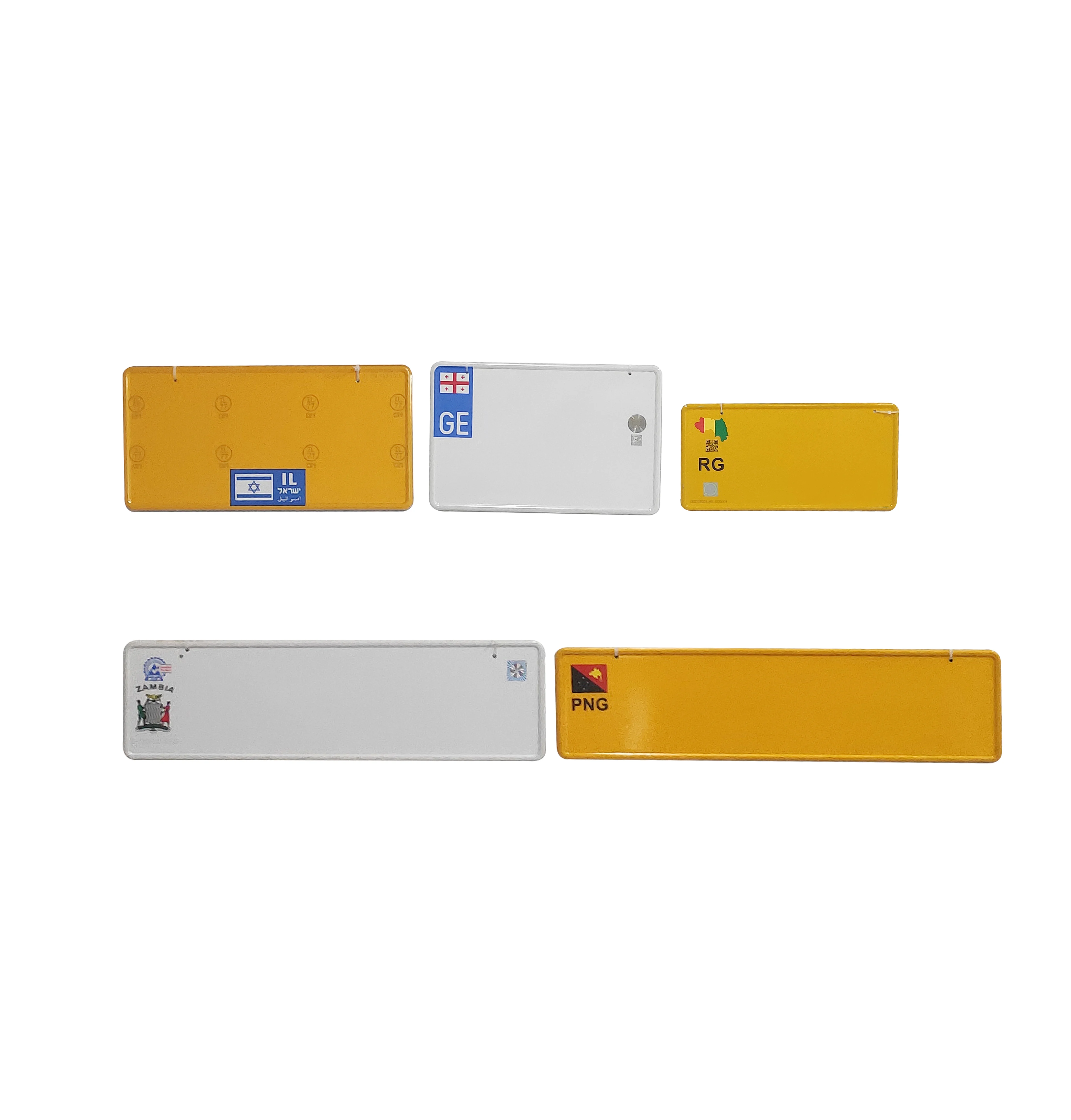 Factory Direct Sales Custom Sublimation Blank Number Plate Reflective Film Car License Plate