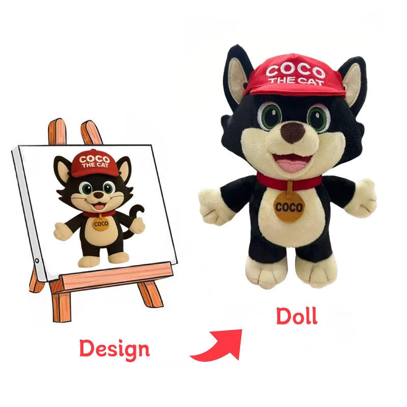 Free Sample New Design Custom Plushie Kpop Doll Soft Toy Custom Plush Toy Stuffed Animals Plush Made Plush Doll Stand up Doll