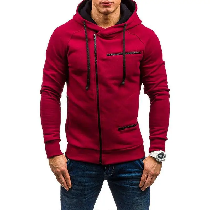 Custom Design Wholesale Price White Color Eco Friendly Two Pocket Hoodie Sweatshirt Active Wear Pullover mens_voghion.com