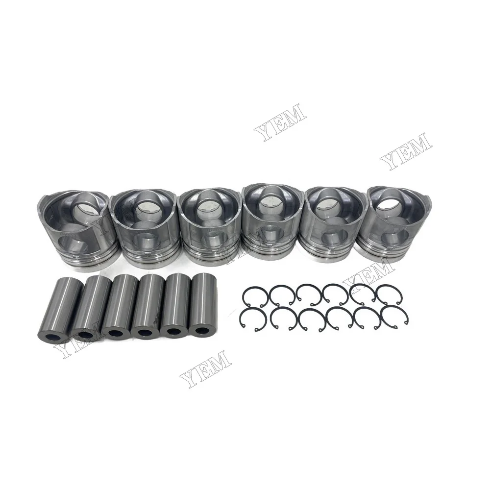 6D110 Piston Kit Fits for Komatsu Engine Parts With Warranty 5