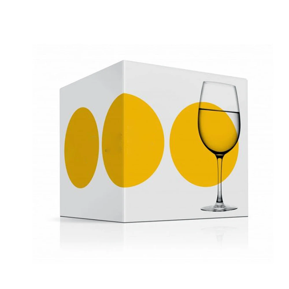 Customized Logos Wine Glasses Set Of 6 Gift Box Wine Glass Shipping