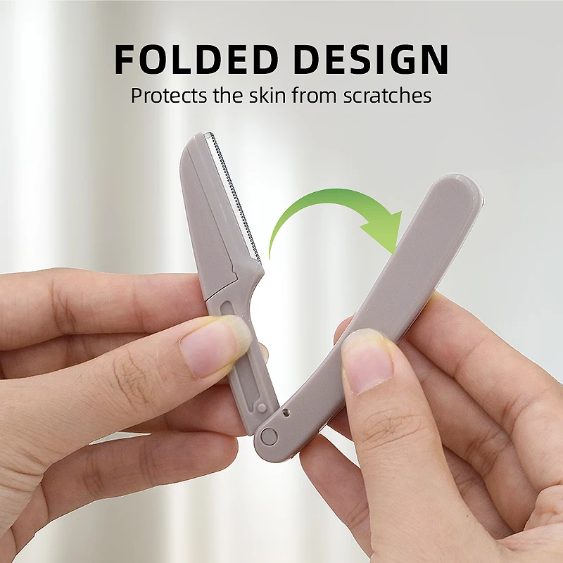 In Stock Eyebrow Trimmer razor Dermaplaning Tool Makeup Tools 3Pcs Cutsotmized Package Foldable Macro Blade Mix Facial razor Hcdb33d2c556c41c2a0cdb5ddd06a36c8O