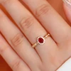Oro Amarillo de 18k con Rubí