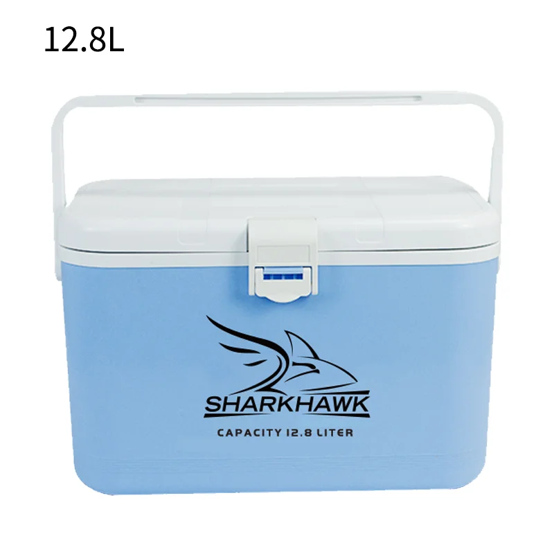 2020 new 12.8 Litre High Quality Fishing Box with Oxygen Hole Insulated Portable Cooler Box Shrimp Box