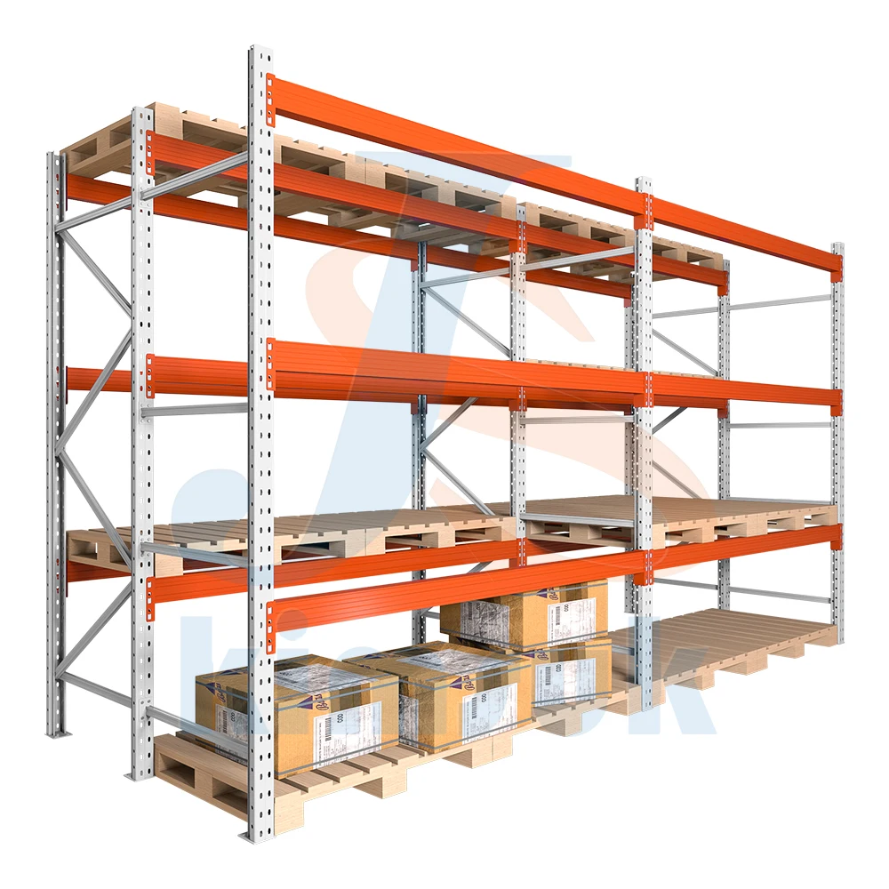 Тяжелые Стальные Стеллажи для поддонов kimyat