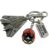 Top Gun Keychain - Red Stripes