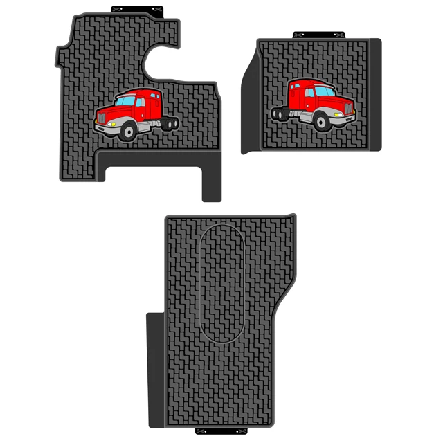 Rubber Floor Mats For International 9100 / 9200 / 9400i / 9900i – Heavy-Duty #14803