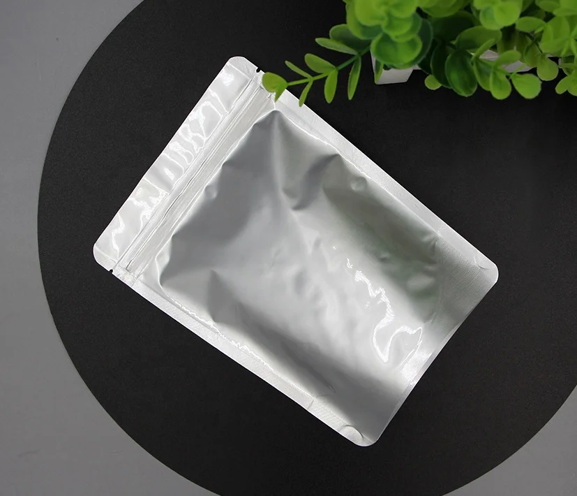 Reusable Mylar Storage Bags Stand up Pouch Mylar Aluminum Foil Bag With Sheets Self-Adhesive Label Stickers for Food
