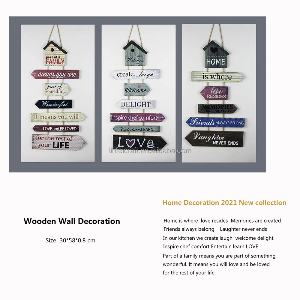 Factory Hot Sale Wall Decor Wood Part Of Family,Wood Panels Wall Decor