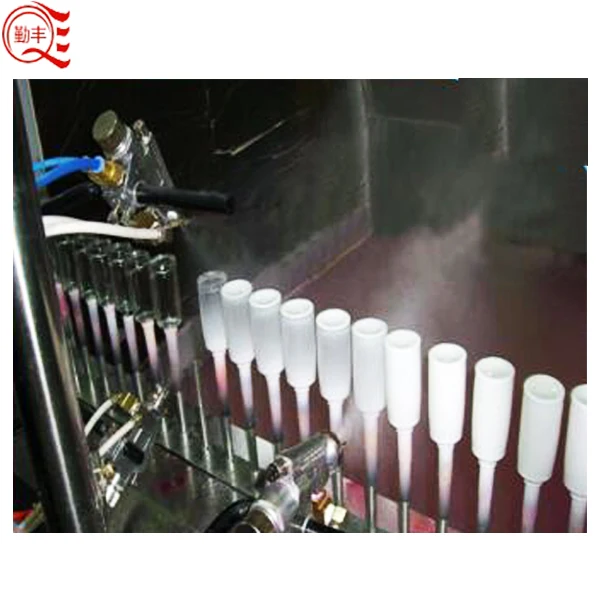 Disesuaikan saiz kecil, saiz besar mesin lukisan automatik semburan cat peralatan salutan UV untuk botol kaca