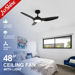 1stshine LED Ceiling Fan Manufacturer Modern Simple Style LED Ceiling Fan with Dimmable Light