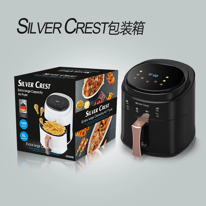 Oem New 2l 3l 4l 5l 6l 8l 10l Electric Healthy Air Deep Fryer Digital