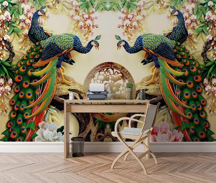 3d peacock wallpapers