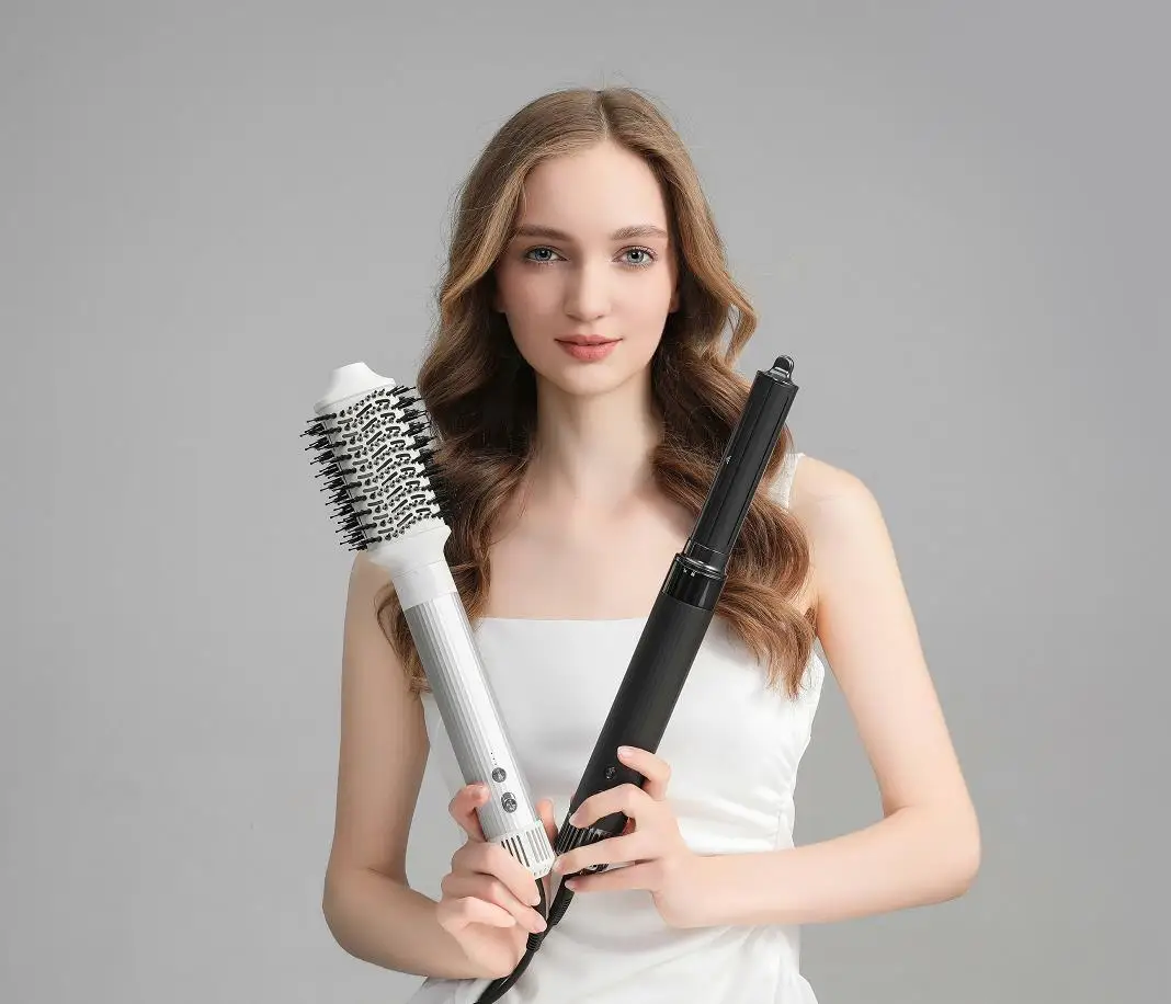 5 In 1 Hot Air Brush Professional Hair Brushes Sets Curling Iron