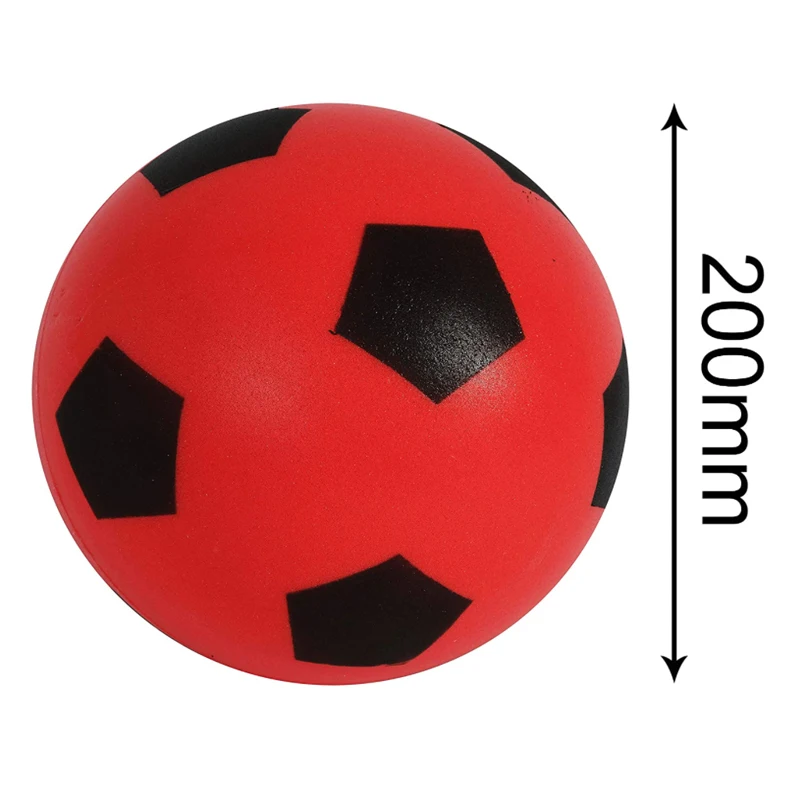 SPONGE Football Ball 200mm Lightweight Foam Soft Touch Practise Team Indoor 
