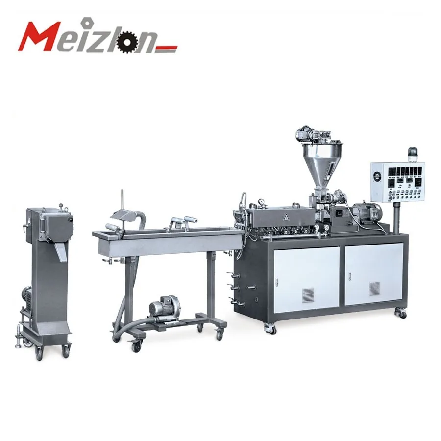 Малая емкость двухшнековый экструдер машина для пластиковые гранулы